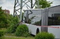 Schwerer Bus Unfall Koeln Porz Gremberghoven Neuenhofstr P181